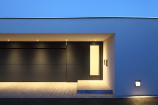 Eingangsbereich bei Nacht Eingangsbereich bei Nacht